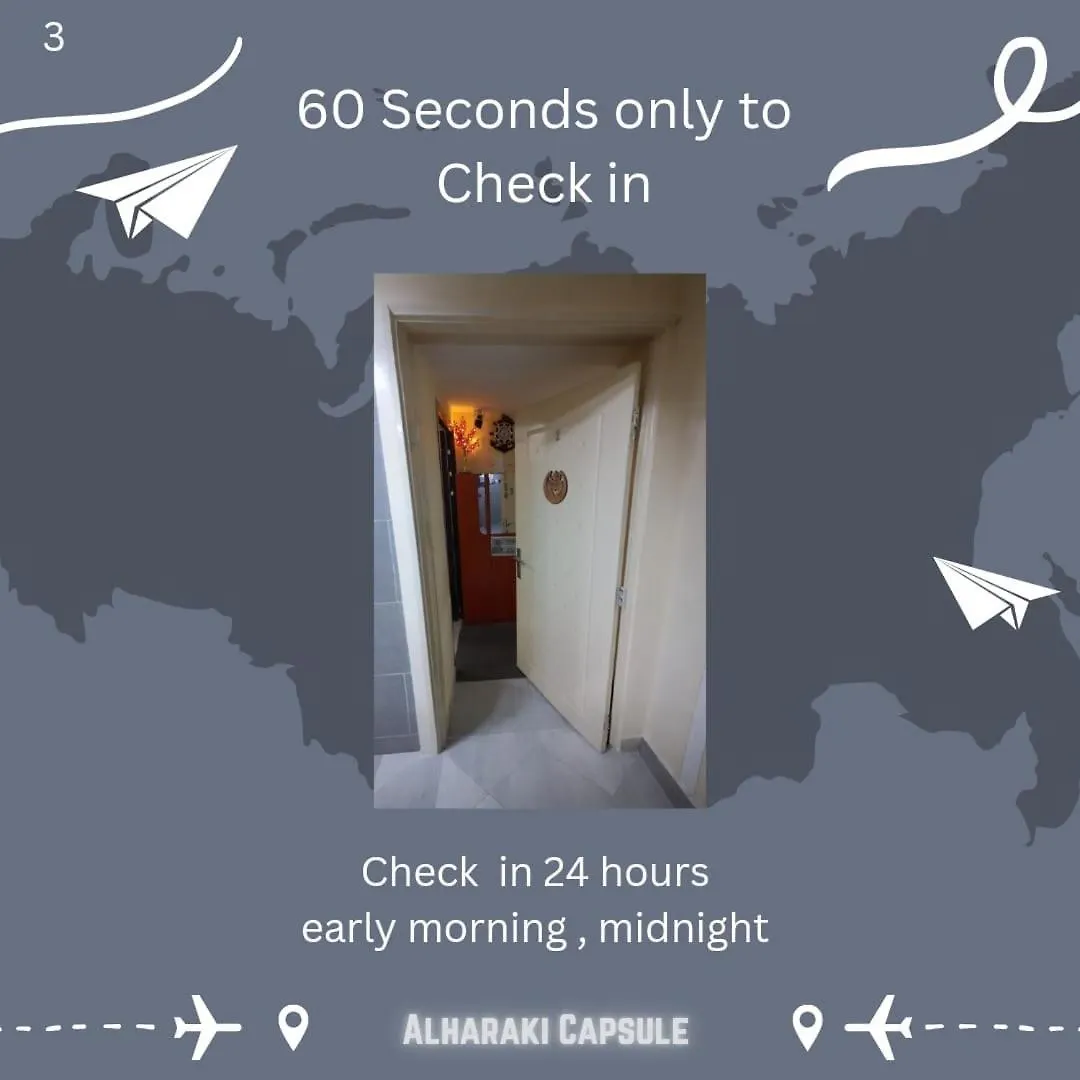Nocleg ze śniadaniem Bed and Breakfast Alharaki Capsule Dubaj